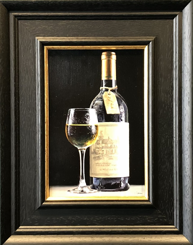 Vintage White and Glass